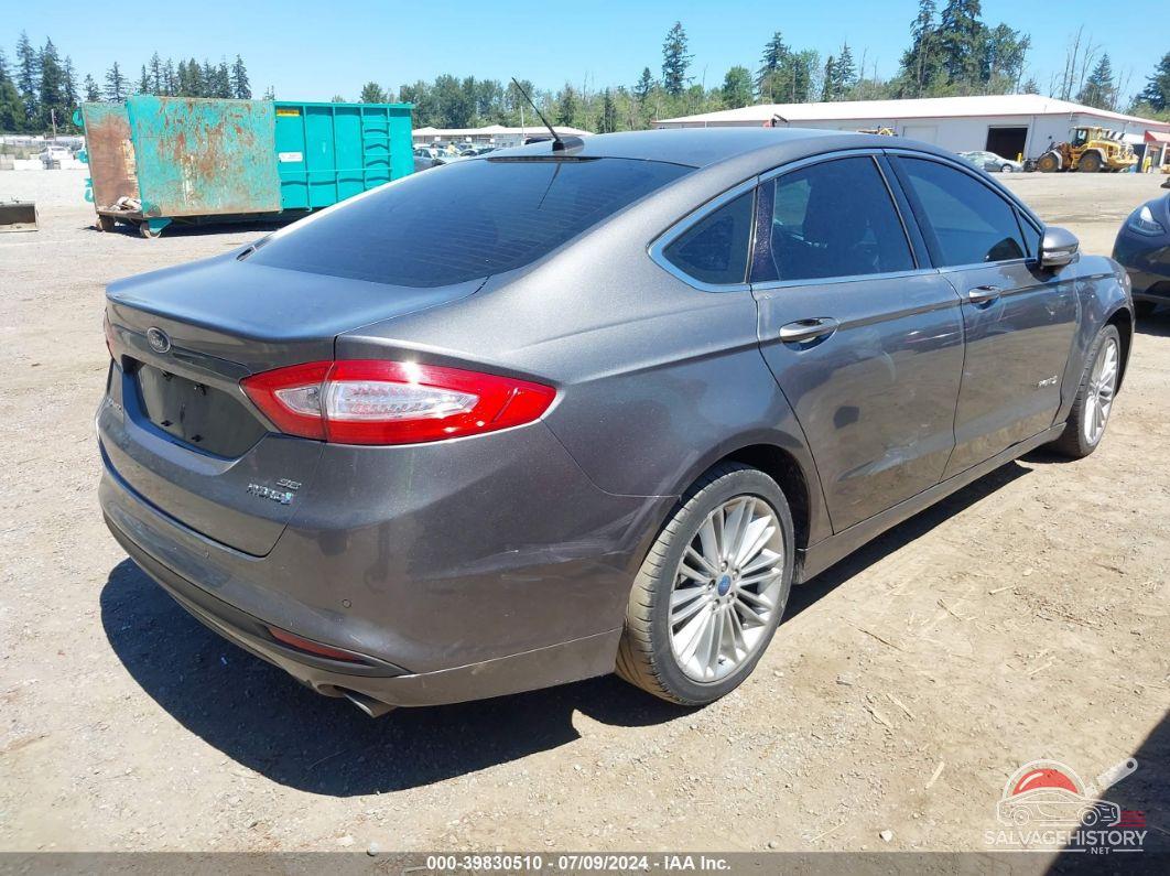 3FA6P0LU0ER227738 2014 FORD FUSION HYBRID photo no. 4