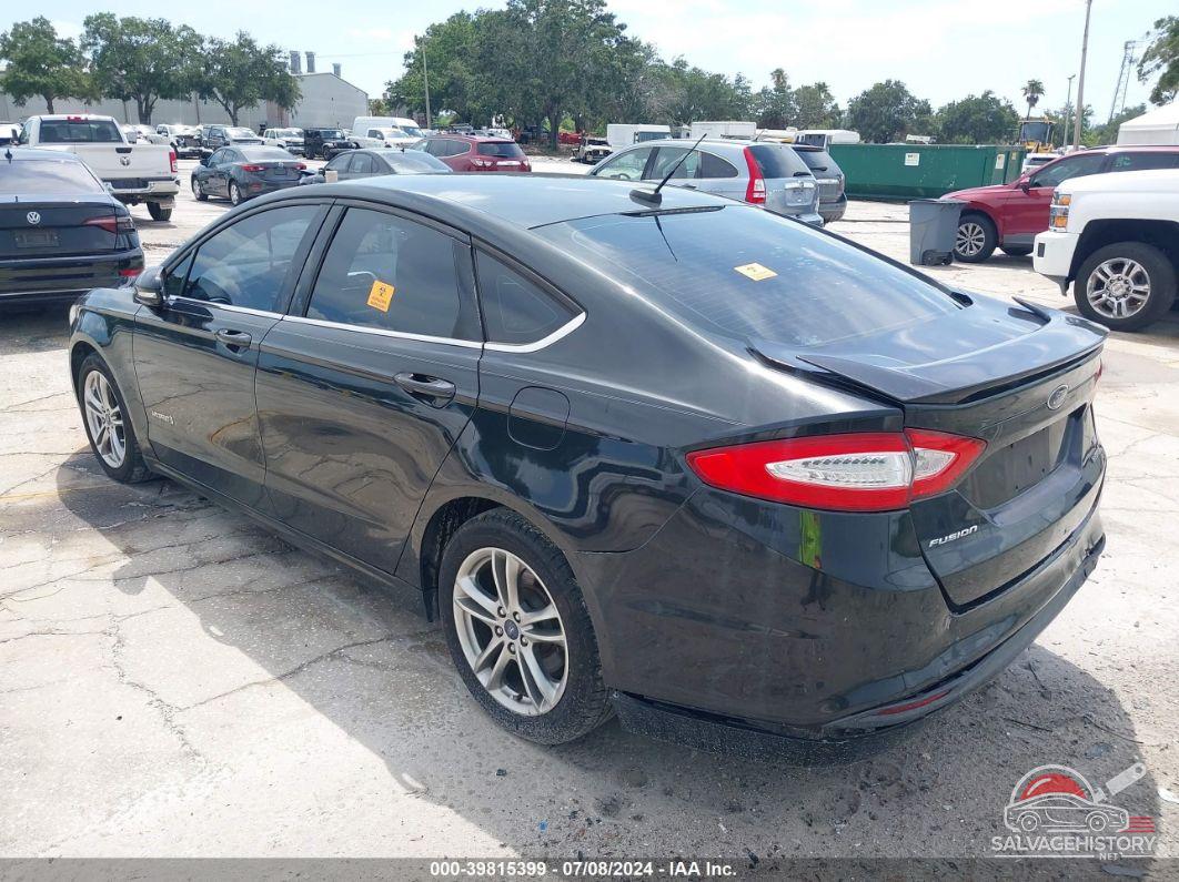 3FA6P0LU6FR228703 2015 FORD FUSION HYBRID photo no. 3