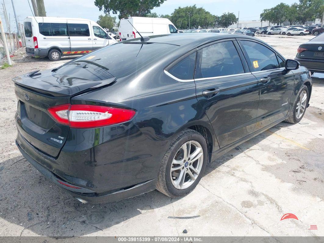 3FA6P0LU6FR228703 2015 FORD FUSION HYBRID photo no. 4