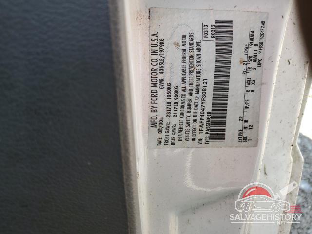 1FAFP4047YF308121 2000 FORD MUSTANG photo no. 12