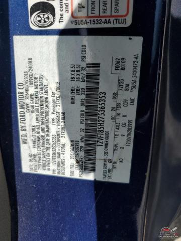 1ZVFT85H275365353 2007 FORD MUSTANG photo no. 12