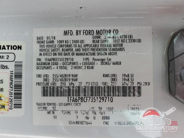 1FA6P8CF7J5129710 2018 FORD MUSTANG photo no. 13