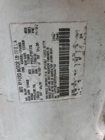 1FTYR10D72PB44754 2002 FORD RANGER photo no. 12