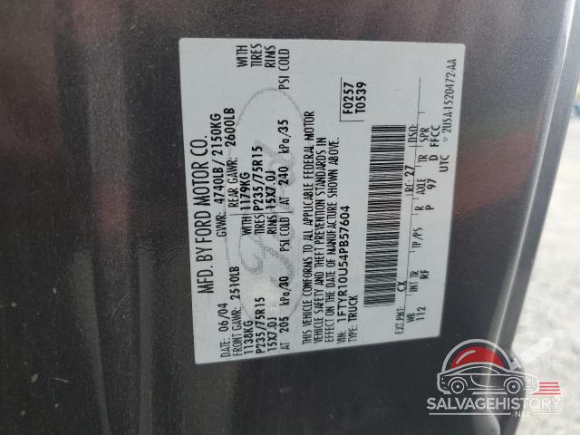 1FTYR10U54PB57604 2004 FORD RANGER photo no. 12
