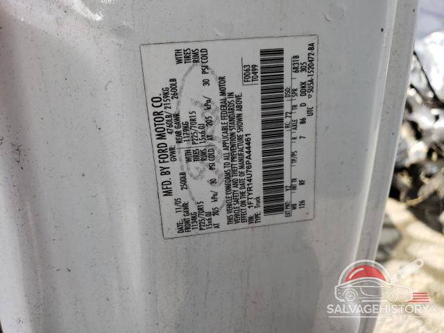 1FTYR14U76PA44461 2006 FORD RANGER photo no. 12