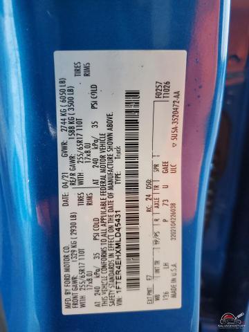 1FTER4EHXMLD45431 2021 FORD RANGER photo no. 13