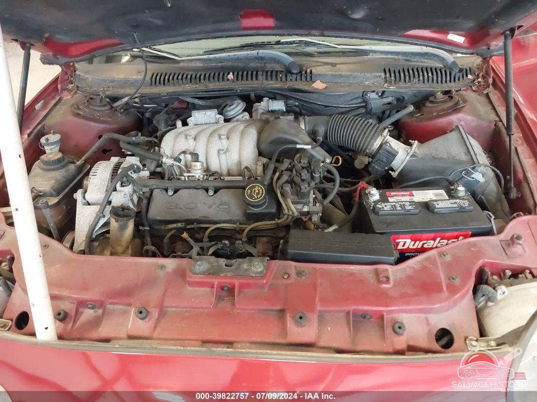 1FALP52U2VG300097 1997 FORD TAURUS photo no. 10