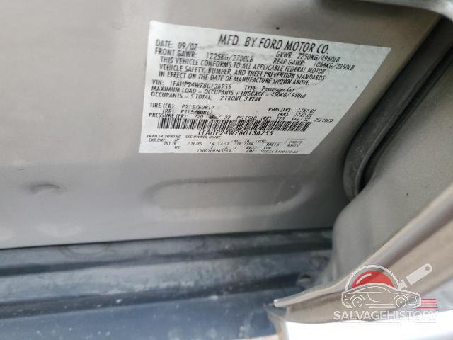 1FAHP24W78G136255 2008 FORD TAURUS photo no. 13