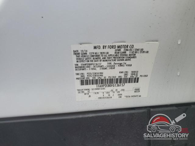 1FAHP2E80FG136157 2015 FORD TAURUS photo no. 12