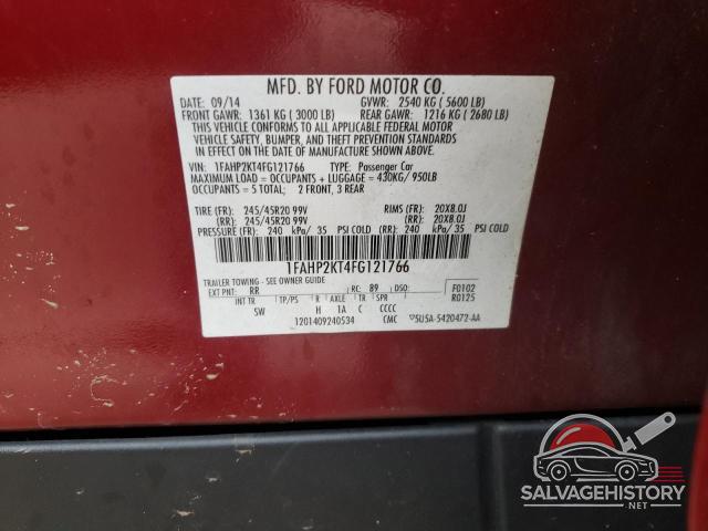1FAHP2KT4FG121766 2015 FORD TAURUS photo no. 13