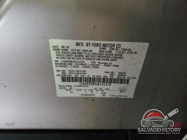 1FAHP2D83JG141279 2018 FORD TAURUS photo no. 12