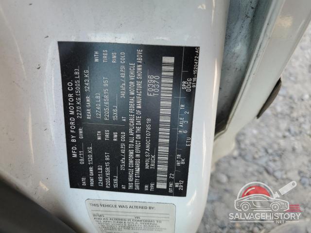 NM0LS7AN0CT079518 2012 FORD TRANSIT photo no. 13