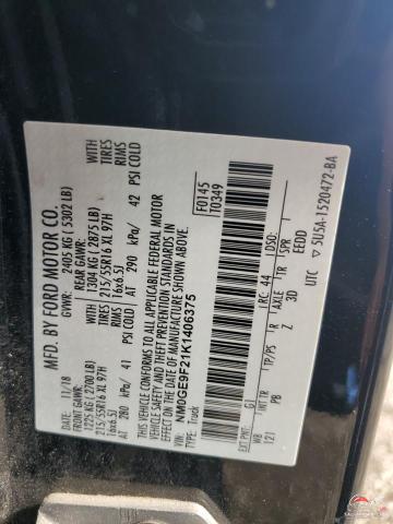 NM0GE9F21K1406375 2019 FORD TRANSIT photo no. 13