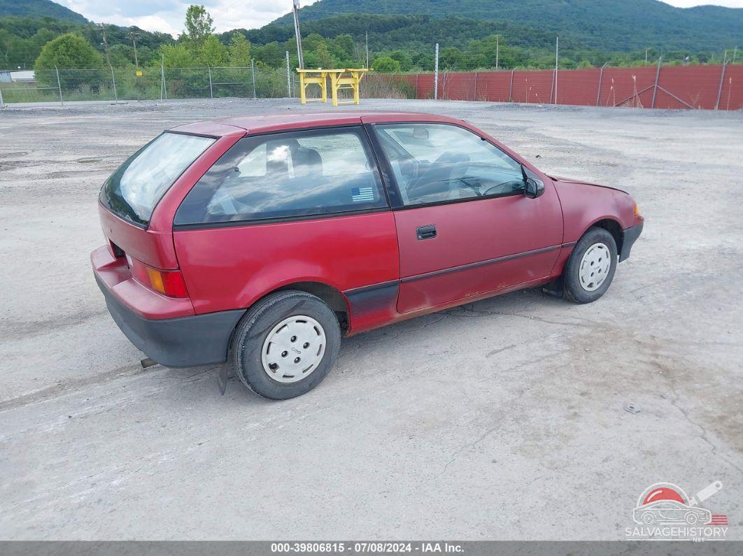 2C1MR2464M6743532 1991 GEO METRO photo no. 4