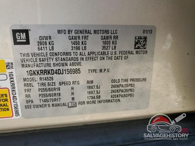 1GKKRRKD4DJ156985 2013 GMC ACADIA photo no. 13