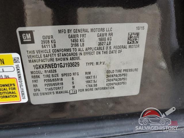 1GKKRNED1GJ193629 2016 GMC ACADIA photo no. 13