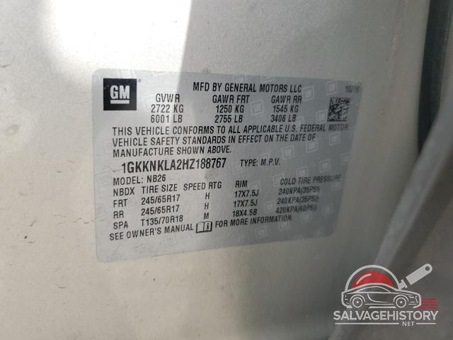 1GKKNKLA2HZ188767 2017 GMC ACADIA photo no. 13