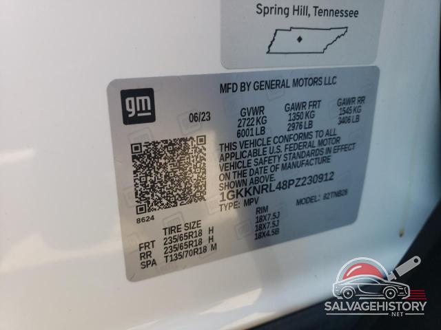 1GKKNRL48PZ230912 2023 GMC ACADIA photo no. 13