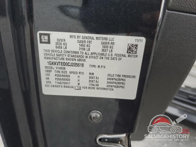 1GKKVTED0CJ205618 2012 GMC ACADIA DEN photo no. 12