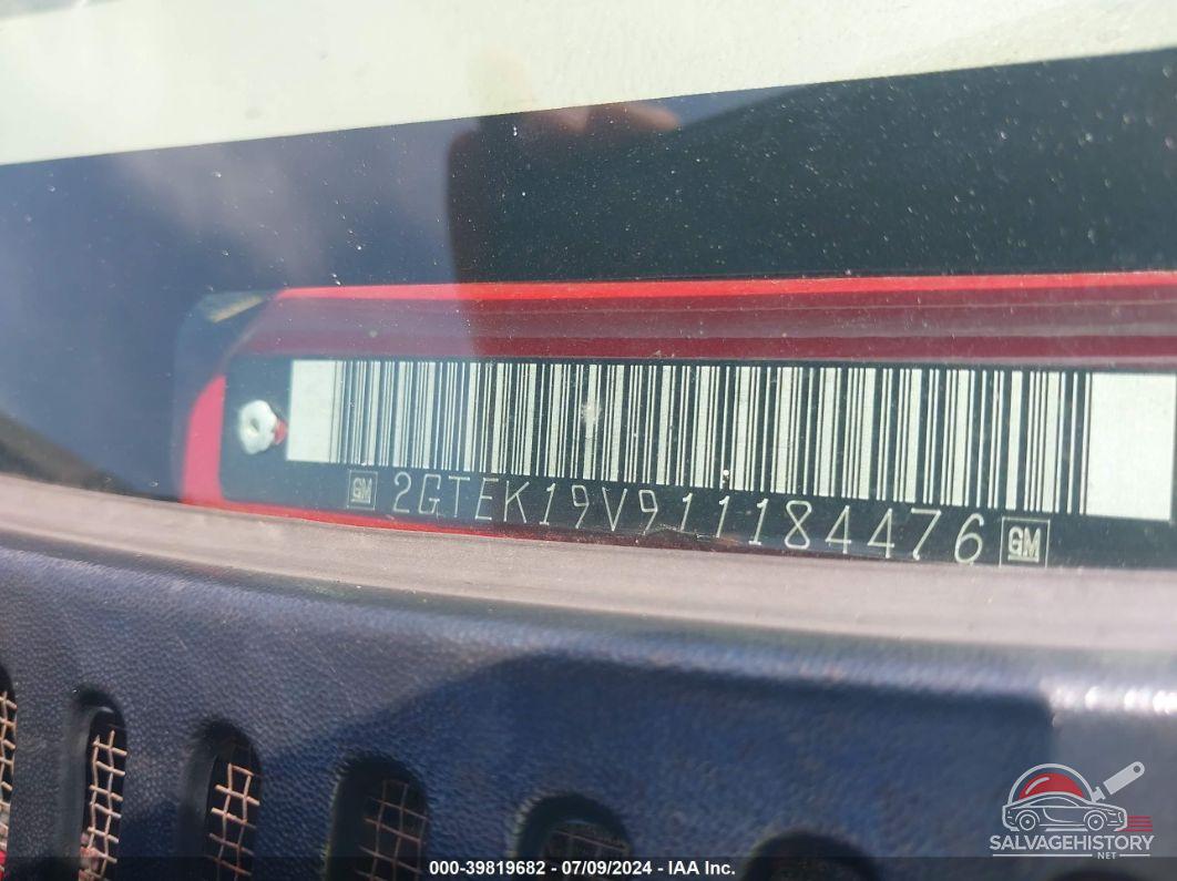 2GTEK19V911184476 2001 GMC SIERRA 1500 photo no. 9