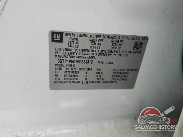 3GTP1VEC7FG384312 2015 GMC SIERRA photo no. 12