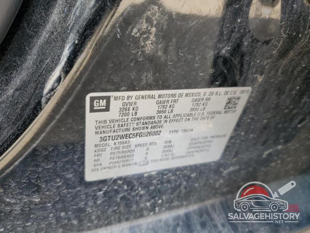 3GTU2WEC5FG526002 2015 GMC SIERRA photo no. 12