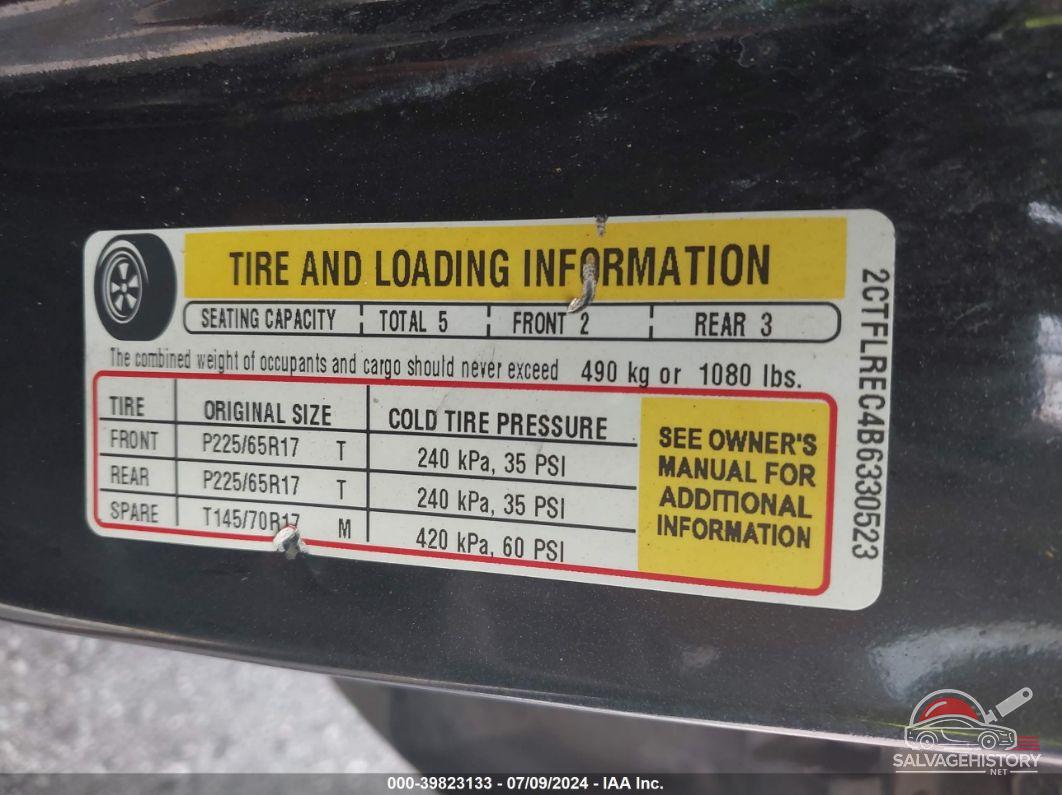 2CTFLREC4B6330523 2011 GMC TERRAIN photo no. 9