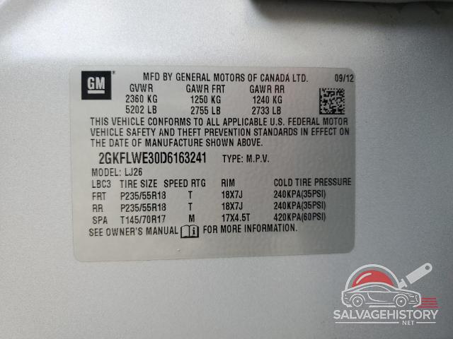 2GKFLWE30D6163241 2013 GMC TERRAIN photo no. 13