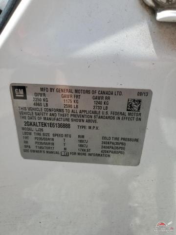2GKALTEK1E6136888 2014 GMC TERRAIN photo no. 14