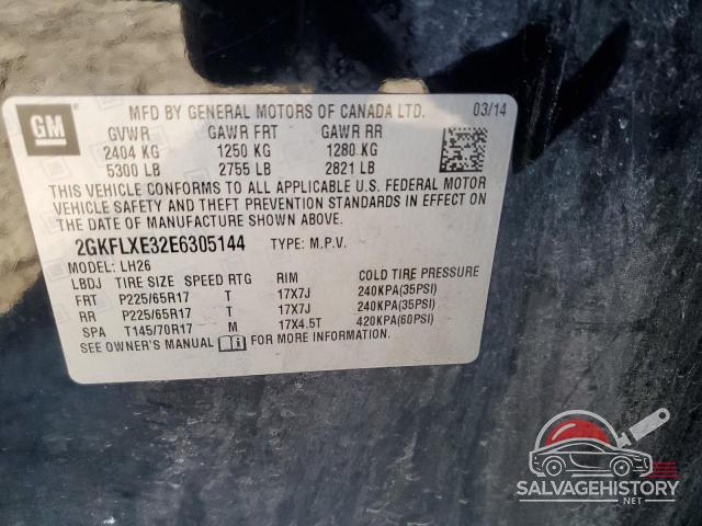 2GKFLXE32E6305144 2014 GMC TERRAIN photo no. 13