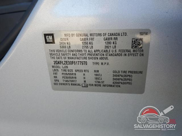 2GKFLZE30F6177970 2015 GMC TERRAIN photo no. 13