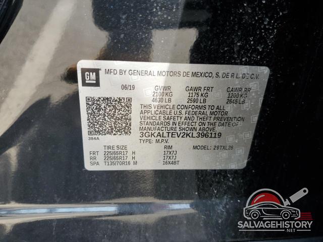 3GKALTEV2KL396119 2019 GMC TERRAIN photo no. 12