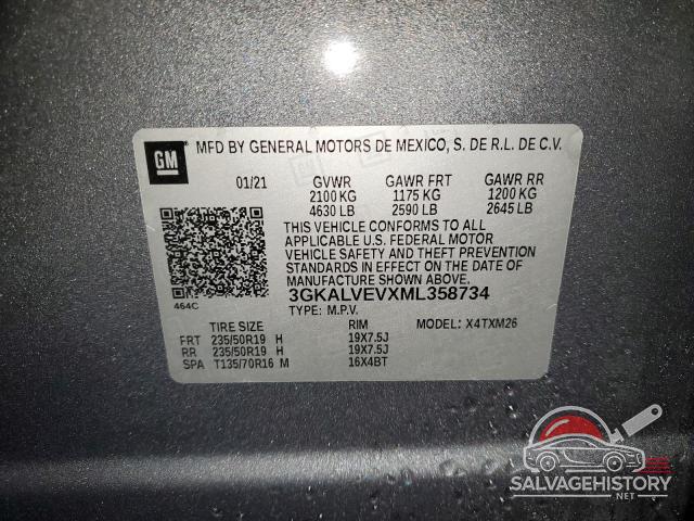 3GKALVEVXML358734 2021 GMC TERRAIN photo no. 13