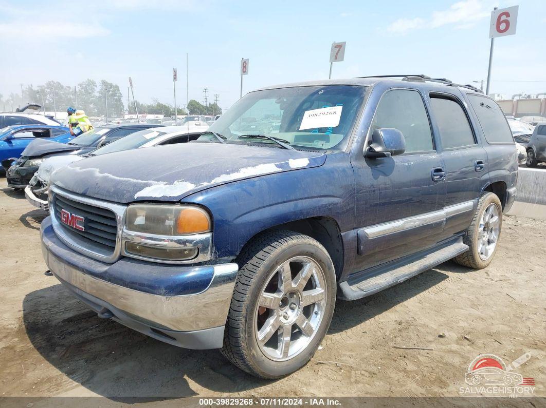 1GKEC13T31R170282 2001 GMC YUKON photo no. 2