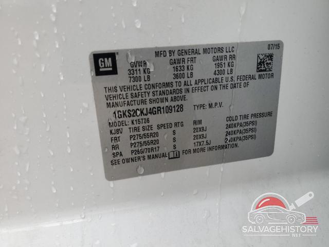 1GKS2CKJ4GR109128 2016 GMC YUKON photo no. 13