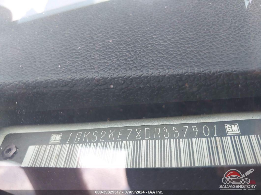 1GKS2KE78DR337901 2013 GMC YUKON XL photo no. 9