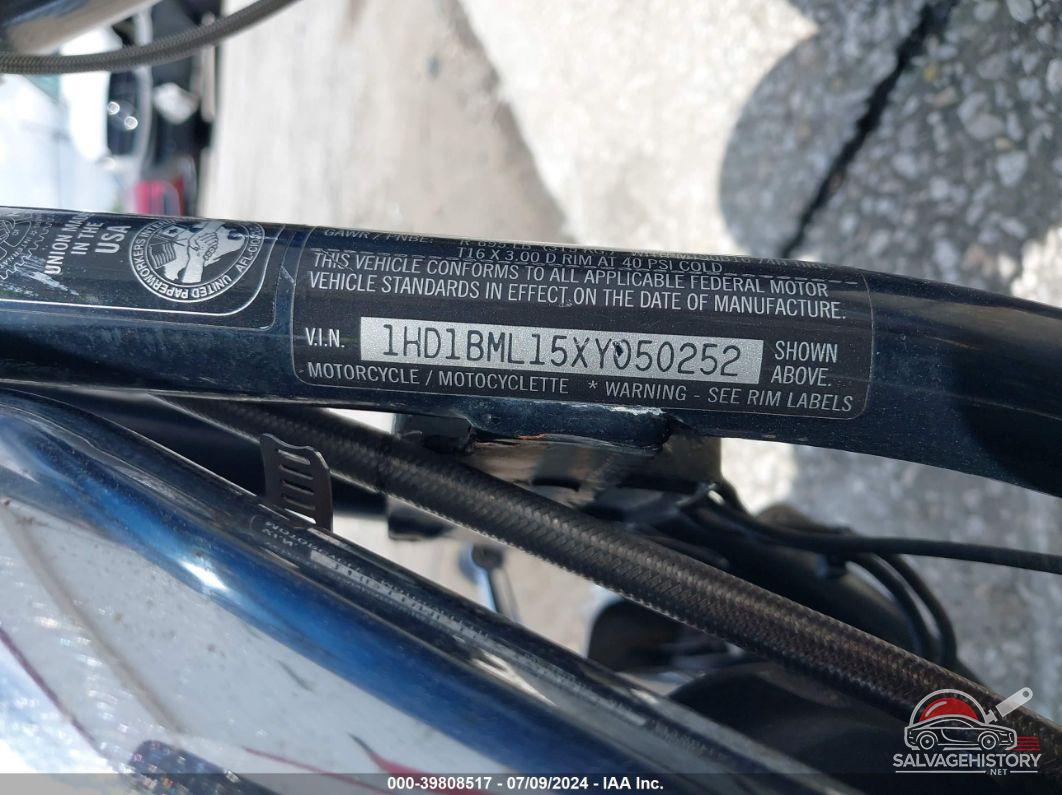 1HD1BML15XY050252 1999 HARLEY-DAVIDSON FLSTF photo no. 10