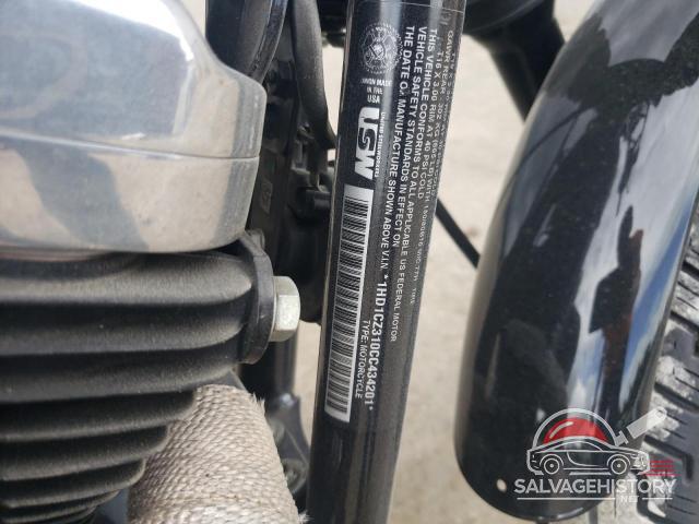 1HD1CZ310CC434201 2012 HARLEY-DAVIDSON XL1200 NIG photo no. 8