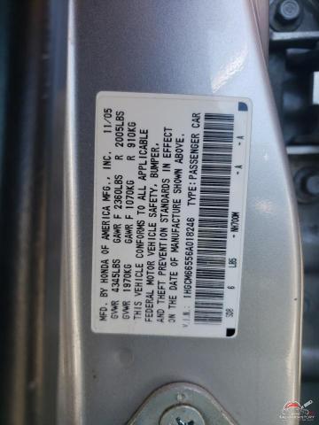 1HGCM66556A018246 2006 HONDA ACCORD photo no. 13