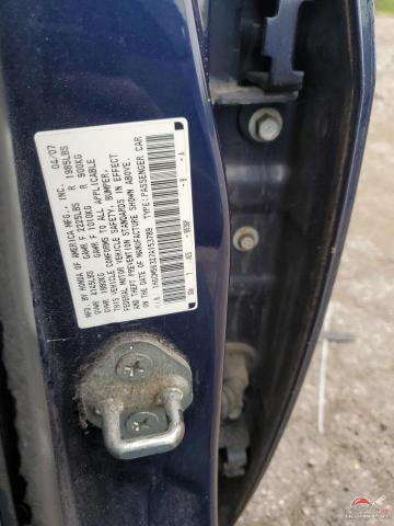 1HGCM56327A153789 2007 HONDA ACCORD photo no. 12