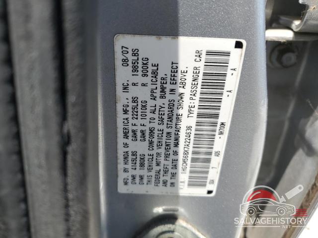 1HGCM568X7A224636 2007 HONDA ACCORD photo no. 12
