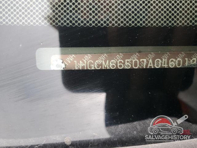 1HGCM66507A046019 2007 HONDA ACCORD photo no. 12