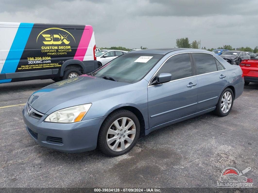1HGCM66547A035685 2007 HONDA ACCORD photo no. 2