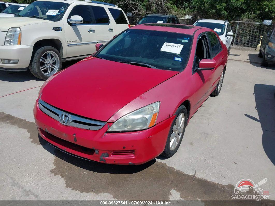 1HGCM66857A010482 2007 HONDA ACCORD photo no. 2