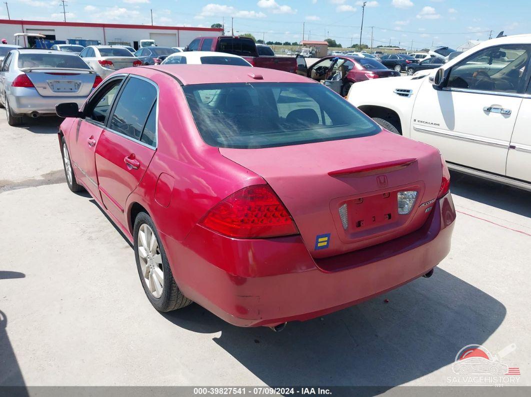 1HGCM66857A010482 2007 HONDA ACCORD photo no. 3