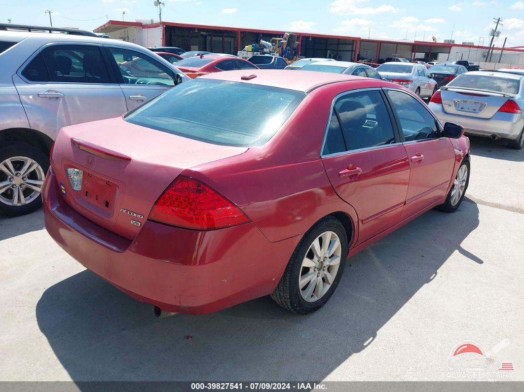 1HGCM66857A010482 2007 HONDA ACCORD photo no. 4