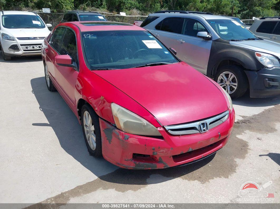 1HGCM66857A010482 2007 HONDA ACCORD photo no. 6