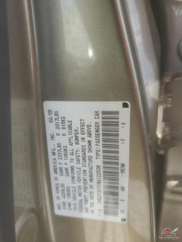1HGCP26318A122508 2008 HONDA ACCORD photo no. 12