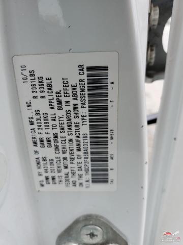 1HGCP2F85BA032166 2011 HONDA ACCORD photo no. 13