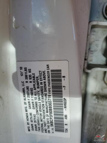 5KBCP3F80BB003719 2011 HONDA ACCORD photo no. 12